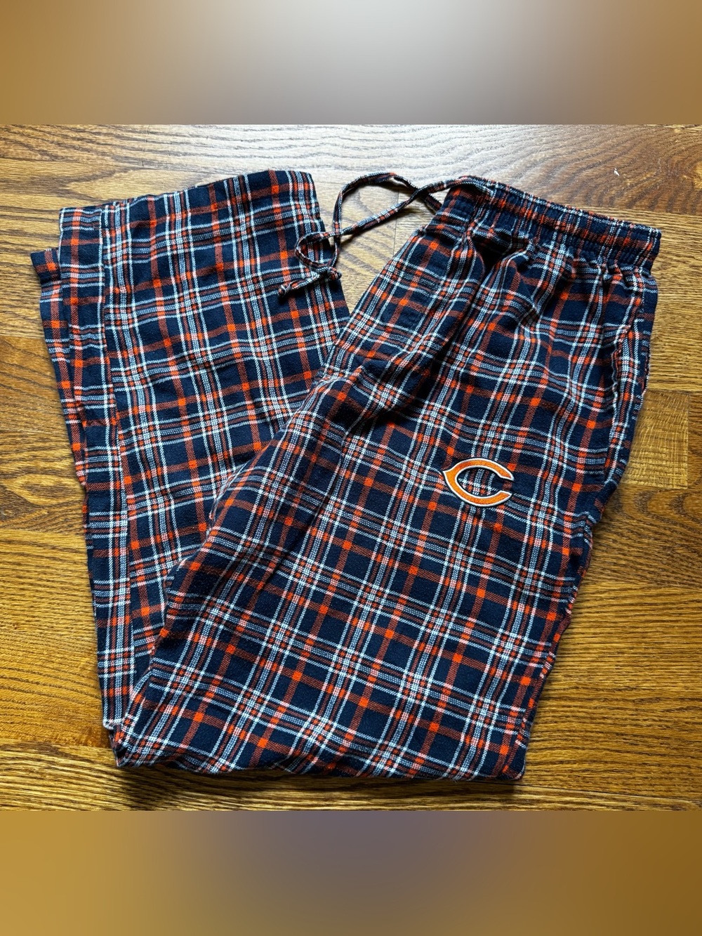 Chicago Bears Men’s M Plaid Flannel Pajama Pants